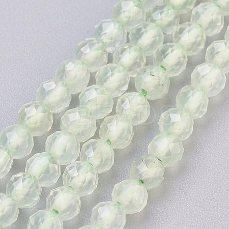 Natural Prehnite Beads Strands G-F568-121-3mm-1