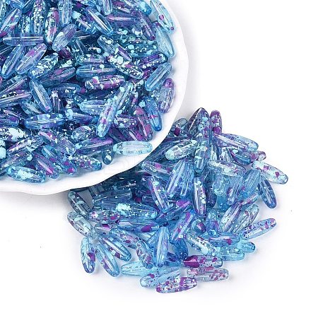 Picasso Transparent Glass Seed Beads SEED-N012-11K-1