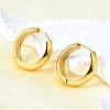 304 Stainless Steel Hoop Earrings EJEW-V005-02G-02-1