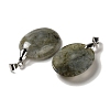 Natural Labradorite Pendants G-Z055-03P-03-2