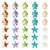 100Pcs 10 Styles Dyed Synthetic Turquoise Beads G-TA0002-04-2