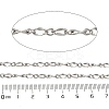 304 Stainless Steel Twisted Dapped Chains CHS-A016-28P-A-2