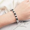 3 Strands 3 Colors Natural Lava Rock Beads Strands G-OC0002-83-6