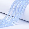 Electroplate Glass Beads Strands EGLA-A034-J2mm-B02-1