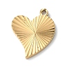 Ion Plating(IP) 304 Stainless Steel Pendants STAS-D025-09G-1