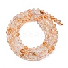 Heated Natural Citrine Bead Strands G-P466-01B-01-4