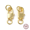 925 Sterling Silver Lobster Claw Clasps with Jump Rings STER-D006-24G-1