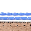 Opaque Glass Beads Strands X-GLAA-T028-15P-03-4