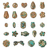 100G 2 Colors Opaque Acrylic Beads OACR-TA0003-30-2