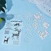 Gorgecraft 1 Sheet Silicone Clear Stamps DIY-GF0007-05-4