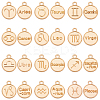 120Pcs 10 Sets Constellation Theme Golden Plated Alloy Charms FIND-PH0008-88-1