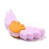 Wing Food Grade Eco-Friendly Silicone Focal Beads LS-SIL-C004-01C-3
