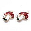 Autumn Theme Eco-Friendly Alloy Enamel Pendants ENAM-Q437-045-NR-3