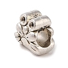 Tibetan Style Alloy European Beads TIBE-Q090-63AS-2