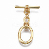 Brass Toggle Clasps KK-T063-98G-NF-1