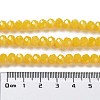 Baking Paint Imitation Jade Glass Bead Strands LS-DGLA-A034-J6MM-A30-5