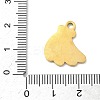 304 Stainless Steel Fruit Enamel Pendants STAS-G362-04G-05-3