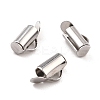 Non-Tarnish 304 Stainless Steel Slide On End Clasp Tubes STAS-C044-07A-P-2