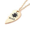 BEST BUDS Alloy Pendant Necklaces NJEW-K124-03B-G-6