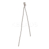 Brass Ball Chain Ear Nuts KK-G510-18P-1
