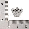 Silver Alloy Charms PALLOY-U003-08A-S-3