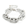 Chunky CCB Plastic Curb/Cable Chain Necklaces for Women NJEW-K261-01A-P-1-2