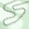 6MM 304 Stainless Steel Cuban Link Chain Necklaces for Women NJEW-B145-01P-2