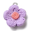 Opaque Resin Pendants RESI-L038-01P-02-1