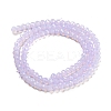 Baking Painted Transparent Glass Beads Strands DGLA-A034-J3mm-B06-3