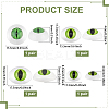 4 Pair 4 Colors Acrylic Craft Doll Eye DIY-PH0031-73-2