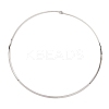 3MM 201 Stainless Steel Wire Choker Necklace NJEW-Z098-04P-2