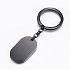 Rectangle 304 Stainless Steel Keychain KEYC-H014-03B-2