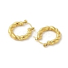 304 Stainless Steel Hoop Earrings for Women EJEW-B054-18G-01-2
