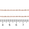Brass Ball Chain Necklaces for Women NJEW-D302-32RG-4