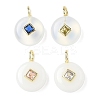 Natural & Synthetic Mixed Gemstone Pendants G-I391-01G-2