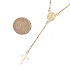 304 Stainless Steel Virgin Rosary Bead Necklaces NJEW-JN05107-3