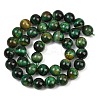 Dyed Natural Tiger Eye Beads Strands G-G102-A01-04-10