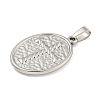 Non-Tarnish 304 Stainless Steel Pendants STAS-B071-02J-24P-2