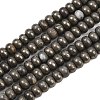 Natural Pyrite Beads Strands G-L647-D07-4x6mm-2