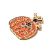 Thanksgiving Day Golden Tone Alloy Enamel Pendants LS-ENAM-M002-01N-G-2