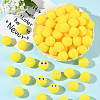 150Pcs Polyester Pom Pom Ball DIY-SC0031-33E-5