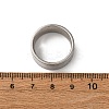 201 Stainless Steel Wide Band Finger Rings RJEW-K252-02F-P-5