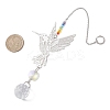 4Pcs Glass Teardrop Hanging Suncatchers HJEW-JM04654-6