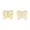 Transparent Spray Painted Glass Beads LS-GLAA-N035-025-C07-3