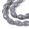Opaque Solid Color Glass Beads Strands LS-GLAA-N071-01A-C11-3