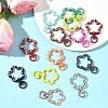 10Pcs Spray Painted Alloy Swivel Snap Clasps FIND-YW0009-38-5