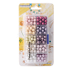 1 Box 8mm 230pcs Multicolor Glass Pearl Round Beads Tiny Satin Luster Loose Beads Assortment Mix Lot for Jewelry Making HY-PH0004-8mm-01-B-5