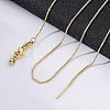 Brass Venetian Chain NJEW-E151-04G-2