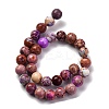 Dyed Natural Regalite/Imperial Jasper/Sea Sediment Jasper Beads Strands G-B124-C02-14-5