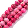 Dyed Natural Regalite/Imperial Jasper/Sea Sediment Jasper Beads Strands G-B124-C03-02-1